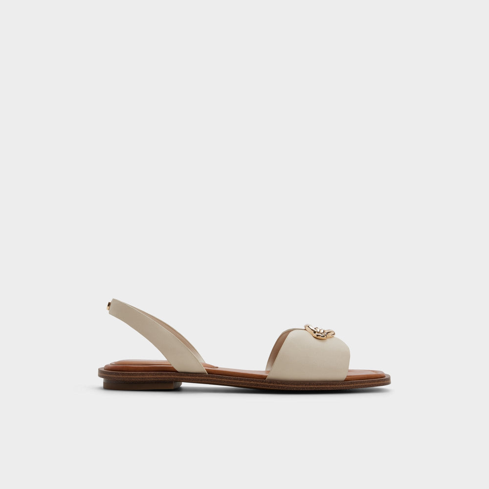 Calelian in Other White - Flat sandal