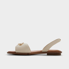 Calelian in Other White - Flat sandal