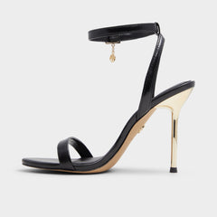 Maristou Black Women's Strappy sandals - Heeled sandal Stiletto heel