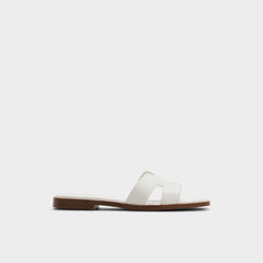Itsandalb in White - Slide sandal