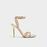 Stiletto heel Manaelden Gold Women's Heeled sandals - Strappy heeled sandal
