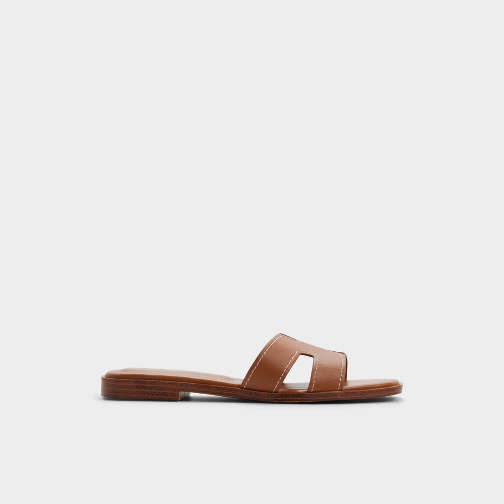 Itsandalb in Medium Brown - Slide sandal