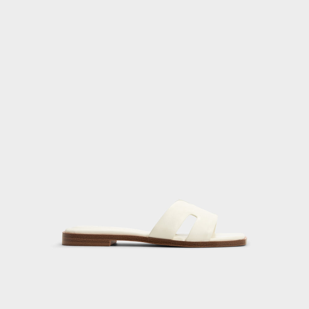 Itsandal White Women's Flats - Slide sandal