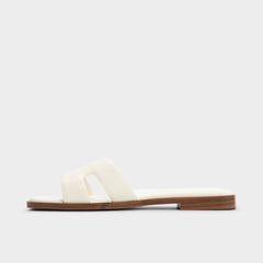 Itsandal White Women's Flats - Slide sandal