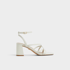 Esther Other White Women's Block heels - Strappy heeled sandal Block heel