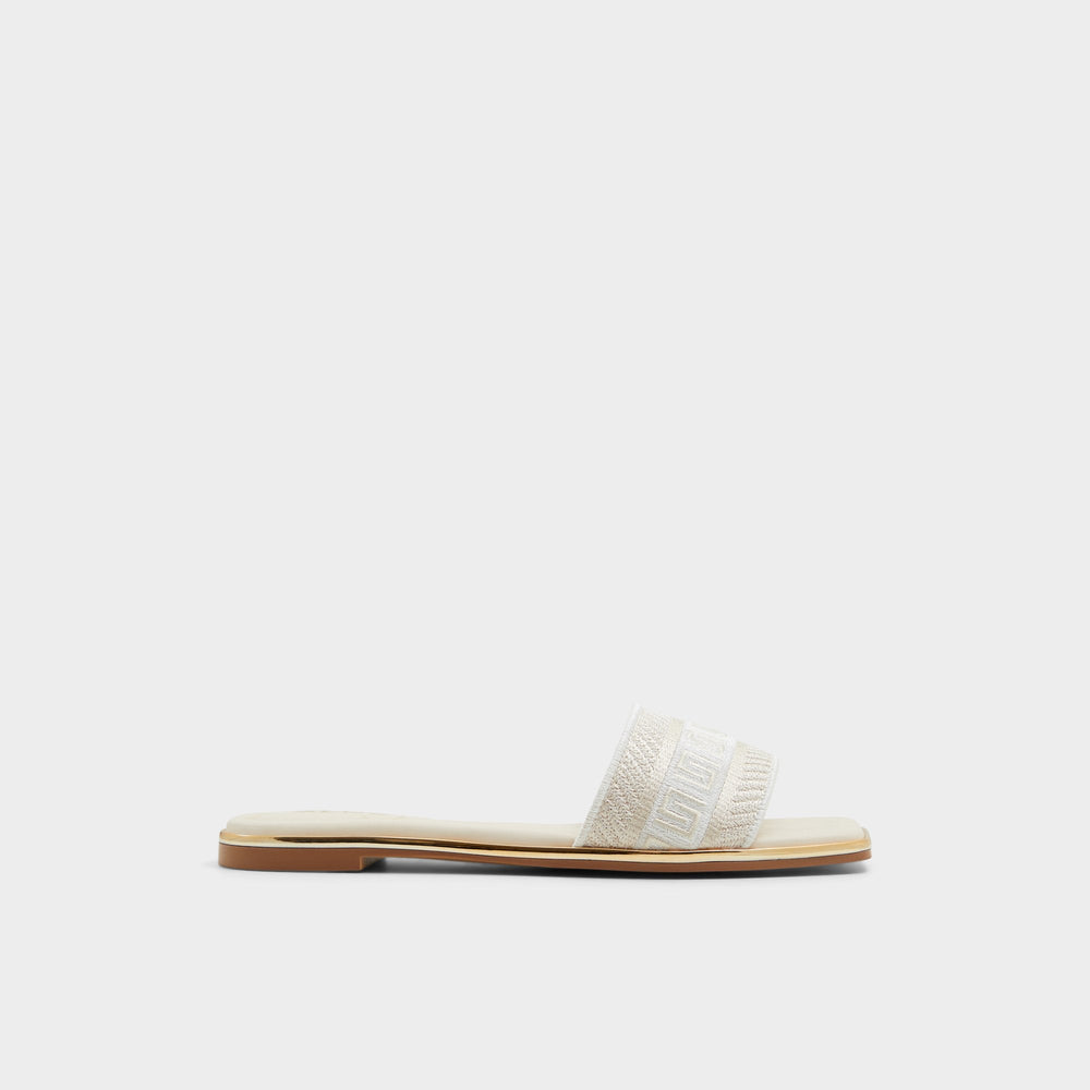 Oceania in Other Beige - Slide sandal
