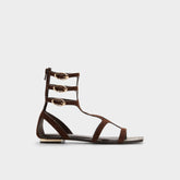 Marisea in Dark Brown - Gladiator sandal