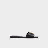 Biggin in Black - Slide sandal