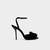 Tinsletta in Other Black - Strappy heeled sandal Stiletto heel