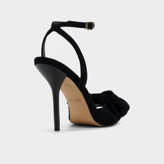 Tinsletta in Other Black - Strappy heeled sandal Stiletto heel