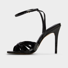 Stiletto heel Meteora in Black - Strappy heeled sandal