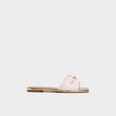 Alamassi Light Pink Women's Flats - Slide sandal