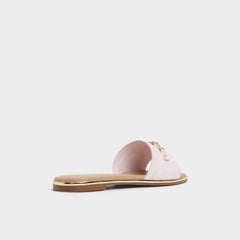 Alamassi Light Pink Women's Flats - Slide sandal