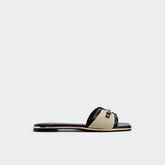 Alamassi Natural Women's Flats - Slide sandal