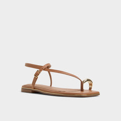 Jomalina Medium Brown Women's Flats - Strappy flat sandal