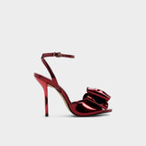 Tinsletta in Medium Red - Heeled sandal Stiletto heel