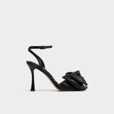 Stiletto heel Tinsel in Black - Strappy heeled sandal