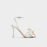 Stiletto heel Tinsel in Other White - Strappy heeled sandal