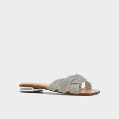 Ormeley Silver Women's Iridescent metallics - Slide sandal