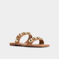 Katalena in Medium Brown - Slide sandal