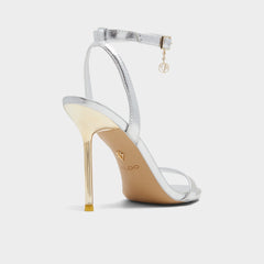 Maristou Silver Women's Strappy sandals - Strappy heeled sandal