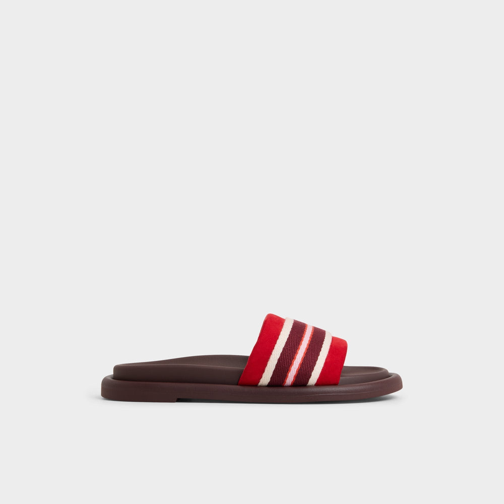 Nydelagan in Open Red - Footbed sandal
