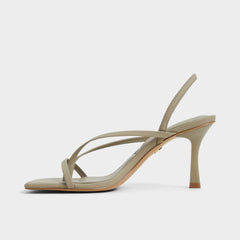 Riva Other Green Women's Strappy sandals - Sling back heeled sandal Stiletto heel