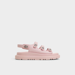 Halendar Light Pink Women's Footbed sandals - Footbed sandal Footbed sandal