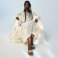 Karlina in Gold - Slide sandal