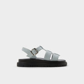 Footbed sandal Linettie in Other Blue - Gladiator sandal