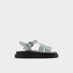 Footbed sandal Linettie in Other Blue - Gladiator sandal