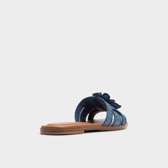 Seaflower Denim Women's Flats - Slide sandal