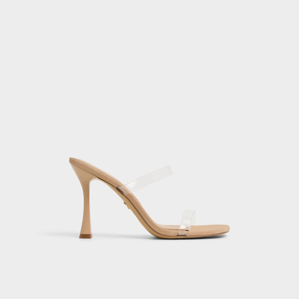 Stiletto heel Evalina Medium Beige Women's Heeled sandals - Strappy heeled sandal
