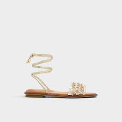 Seazen Gold Women's Flats - Flat sandal
