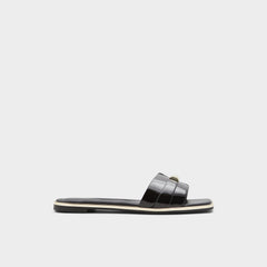 Darine in Xt Black - Slide sandal