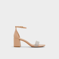Block heel Pristine in Bone - Strappy sandal