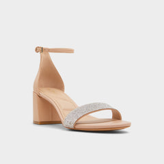 Block heel Pristine in Bone - Strappy sandal
