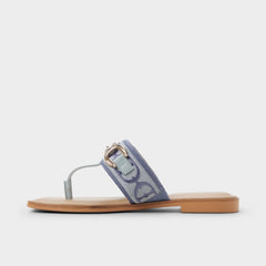 Coralynna in Other Blue - T-strap sandal