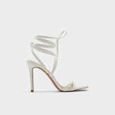Stiletto heel Phaedra in White - Strappy stiletto sandal