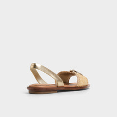 Goassi Gold Women's Iridescent metallics - Flat sandal
