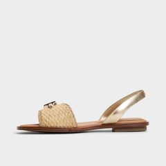 Goassi Gold Women's Iridescent metallics - Flat sandal