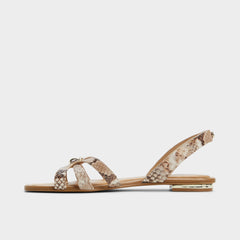 Marassita Brown Multi Women's Slingbacks - Flat sandal