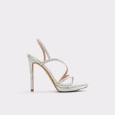 Resurge in Silver - Strappy stiletto sandal Stiletto heel