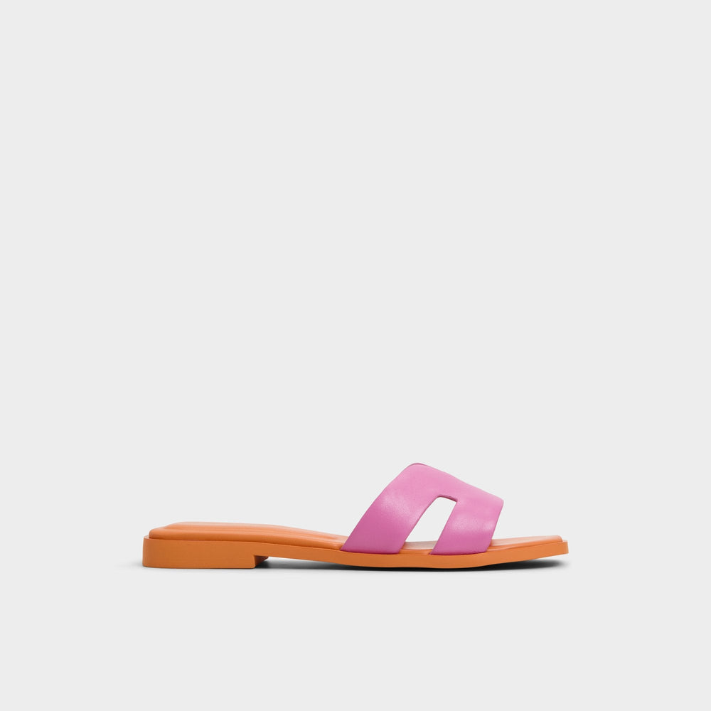 Itsandal Bright Pink Women's Flats - Slide sandal