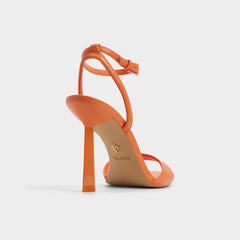 Illustrious Medium Orange Women's Strappy Heels - Strappy heeled sandal Stiletto heel