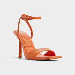 Illustrious Medium Orange Women's Strappy Heels - Strappy heeled sandal Stiletto heel