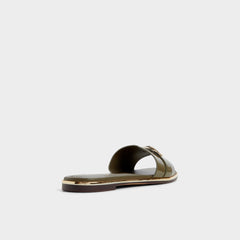 Darlina Other Green Women's Flats - Slide sandal