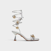 Fiorela Metallic Multi Women's Strappy sandals - Strappy heeled sandal