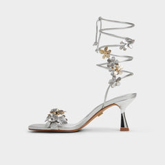 Fiorela Metallic Multi Women's Strappy sandals - Strappy heeled sandal
