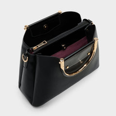 Sloanaa in Black - Satchel bag